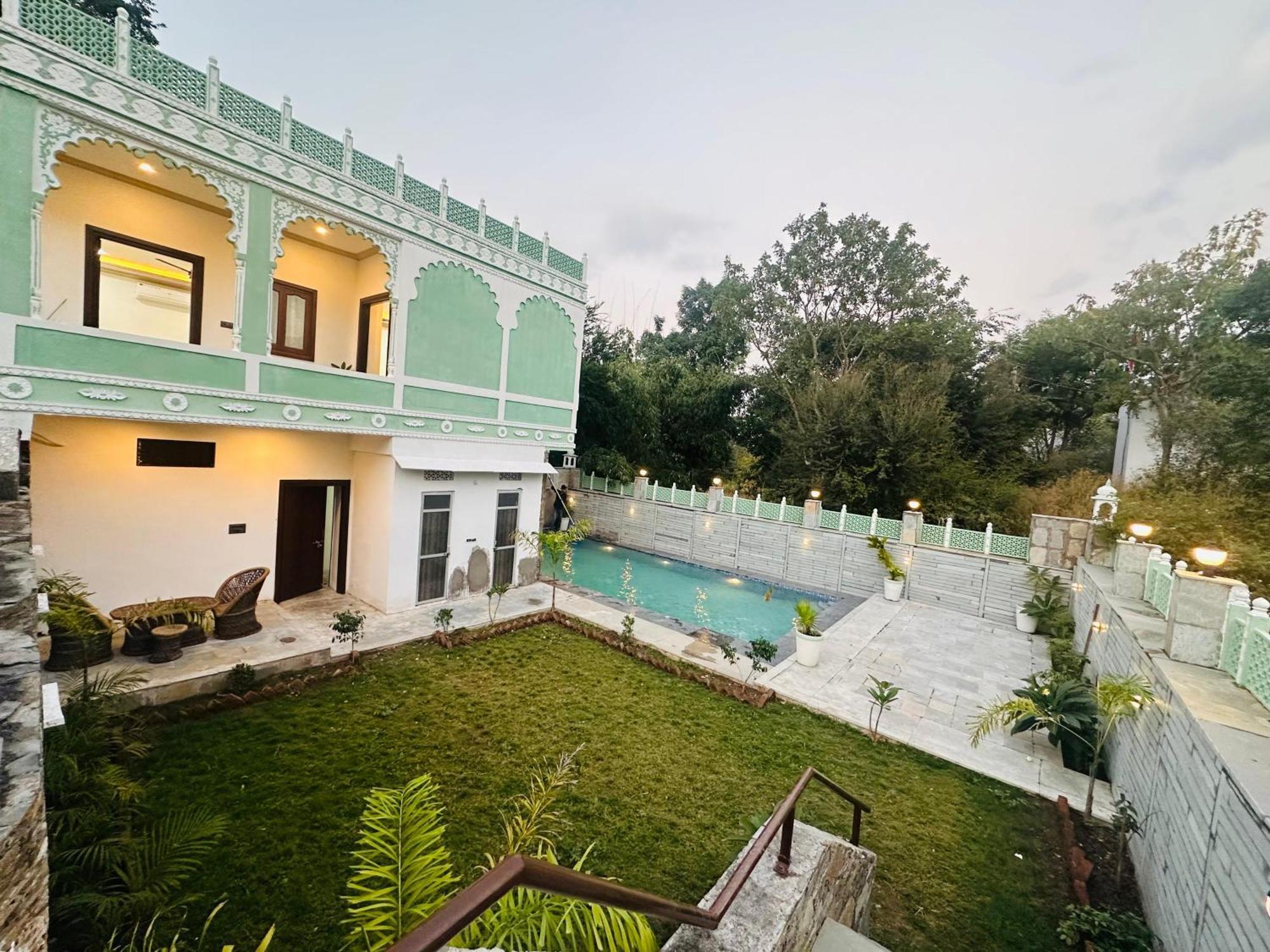 הוילה אודייפור Rajasthan Haveli מראה חיצוני תמונה